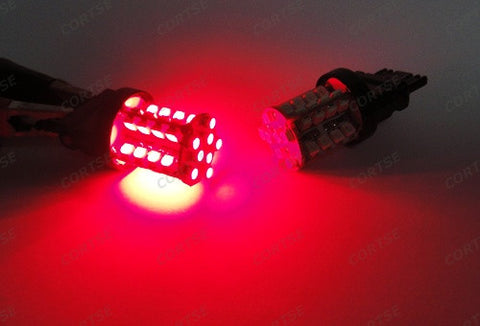 2 pieces of 40 SMD LED 580 7443 W21/5W 582 7440 W21W 992 Light bulb red