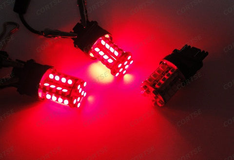 2 pieces of 40 SMD LED 580 7443 W21/5W 582 7440 W21W 992 Light bulb red