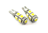 2 pieces of 9 High Power SMD LED No Error T10 168 194 2825 501 921 W5W Light bulb white