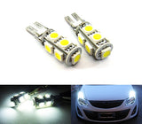 2 pieces of 9 High Power SMD LED No Error T10 168 194 2825 501 921 W5W Light bulb white