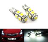 2 pieces of 9 High Power SMD LED No Error T10 168 194 2825 501 921 W5W Light bulb white