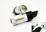 2 pieces of 15 SAMSUNG High Power 2835 SMD LED 580 7443 W21/5W 582 7440 W21W Light bulb 15W white