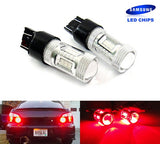 2x 15 SAMSUNG High Power 2835 SMD LED 182 3156 P27W 180 3157 3057 P27/7W Light bulb 15W red