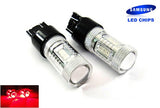 2x 15 SAMSUNG High Power 2835 SMD LED 182 3156 P27W 180 3157 3057 P27/7W Light bulb 15W red