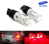 2x 15 SAMSUNG High Power 2835 SMD LED 182 3156 P27W 180 3157 3057 P27/7W Light bulb 15W red