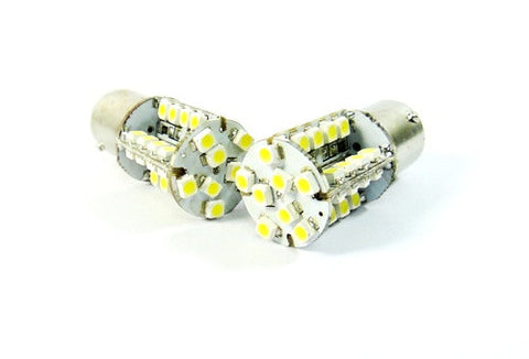 2 pieces of 40 SMD LED 382 (P21W) 1156 7506 BA15s Light bulb white