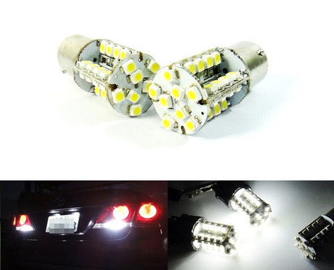 2 pieces of 40 SMD LED 382 (P21W) 1156 7506 BA15s Light bulb white