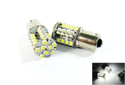 2 pieces of 40 SMD LED 382 (P21W) 1156 7506 BA15s Light bulb white