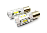 2 pieces of 15 SAMSUNG High Power 2835 SMD LED 566 BAZ15d 7225 P21/4W Light bulb 15W white