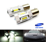 2 pieces of 15 SAMSUNG High Power 2835 SMD LED 566 BAZ15d 7225 P21/4W Light bulb 15W white