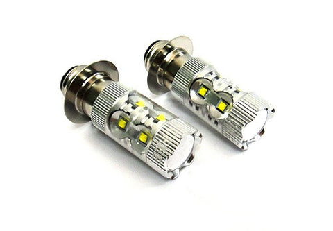 2 pieces of H6M PX15d 10x CREE XB-D LED Projector Headlight Light bulb 50W white