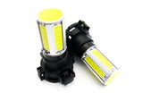 2 pieces of LUFFY PY24W 5200 High Power COB LED Light bulb 25W white