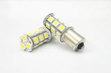 2 pieces of 18 High Power SMD LED 382 (P21W) 1156 7506 207 BA15s Light bulb white