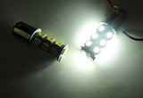 2 pieces of 18 High Power SMD LED 382 (P21W) 1156 7506 207 BA15s Light bulb white