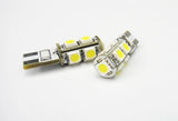 2 pieces of 9 High Power SMD LED No Error T10 168 194 2825 501 921 W5W Light bulb white