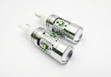 2 pieces of 501 T10 168 194 2825 921 W5W 5x CREE XP-E LED Projector Light bulb 25W white