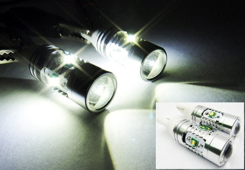 2 pieces of 501 T10 168 194 2825 921 W5W 5x CREE XP-E LED Projector Light bulb 25W white