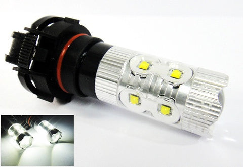 2 pieces of H16 PS19W 5202 9009 10X CREE XB-D LED Projector Light bulb 50W white