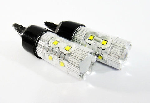 2x 580 7443 W21/5W 582 7440 W21W 992 10X CREE XB-D LED Projector Light bulb 50W white