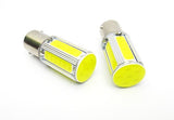 2 pieces of LUFFY 382 (P21W) 1156 7506 BA15s High Power COB LED Light bulb 25W white