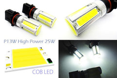 2 pieces of LUFFY P13W SH23W High Power COB LED Light bulb 25W white