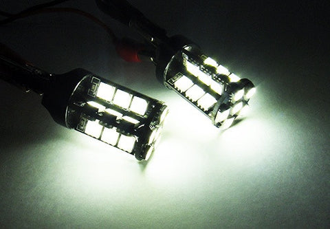 2 pieces of 30 High Power SMD LED 382 (P21W) 1156 7506 207 BA15s Light bulb white