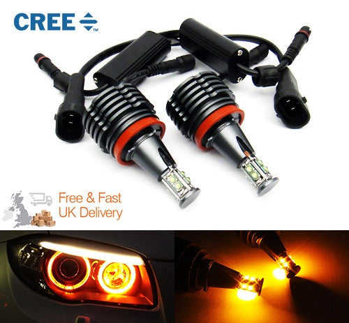 BMW H8 40W CREE XP-E LED Angel Eyes / Halo Ring replacement Light bulb