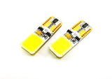 2 pieces of 6W High Power COB LED Error Free T10 168 194 2825 501 W5W wedge Light bulb white