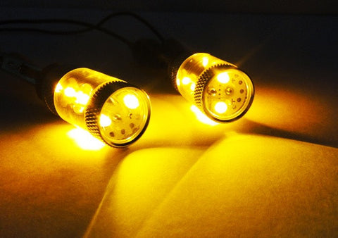 2 pieces of PW24W PWY24W 10x CREE XP-E LED Projector Light bulb 50W amber