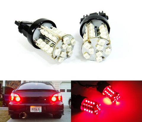 2 pieces of 40 SMD LED 580 7443 W21/5W 582 7440 W21W 992 Light bulb red