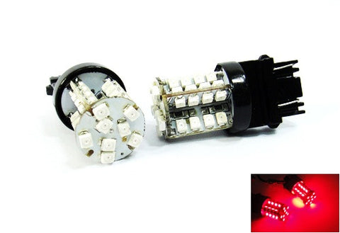 2 pieces of 40 SMD LED 580 7443 W21/5W 582 7440 W21W 992 Light bulb red