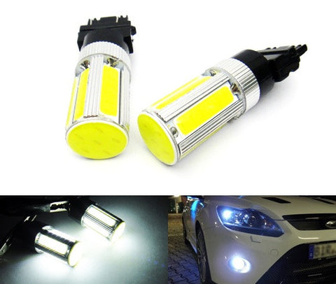 2 pieces of LUFFY 3156 P27W 3157 3057 P27/7W High Power COB LED Light bulb 25W white