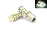 2 pieces of 18 High Power SMD LED 382 (P21W) 1156 7506 207 BA15s Light bulb white