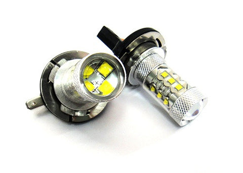 2 pieces of H15 64176 16x CREE XB-D LED Projector Light bulb 80W white