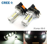 2 pieces of H15 64176 16x CREE XB-D LED Projector Light bulb 80W white