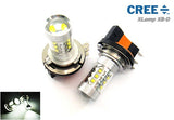 2 pieces of H15 64176 16x CREE XB-D LED Projector Light bulb 80W white