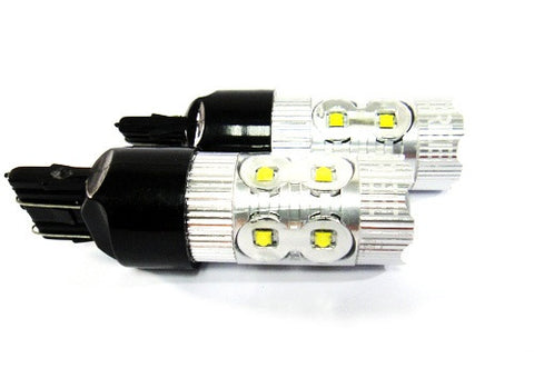 2x 580 7443 W21/5W 582 7440 W21W 992 10X CREE XB-D LED Projector Light bulb 50W white