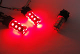 2 pieces of 18 high power SMD LED 580 7443 W21/5W 582 7440 W21W 992 Light bulb red