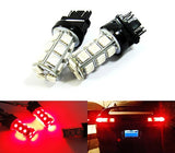 2 pieces of 18 high power SMD LED 580 7443 W21/5W 582 7440 W21W 992 Light bulb red