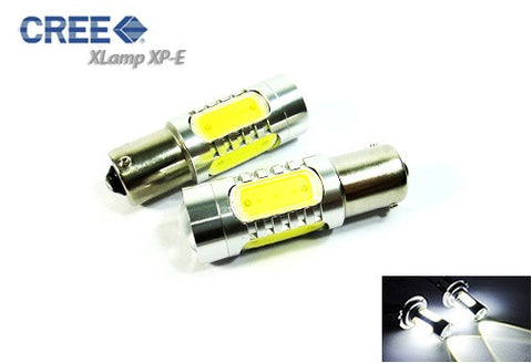 2 pieces of 382 (P21W) 1156 7506 BA15s CREE LED Projector Light w/ 4 Plasma SMD LED 11W white