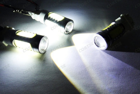 2 pieces of 382 (P21W) 1156 7506 BA15s CREE LED Projector Light w/ 4 Plasma SMD LED 11W white