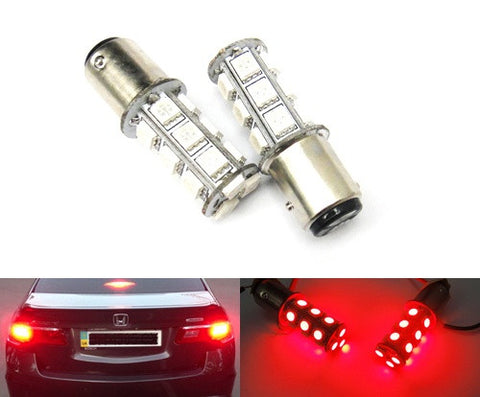 2 pieces of 18 high power SMD LED 567 PR21/5W 380R BAW15d 780 Light bulb red