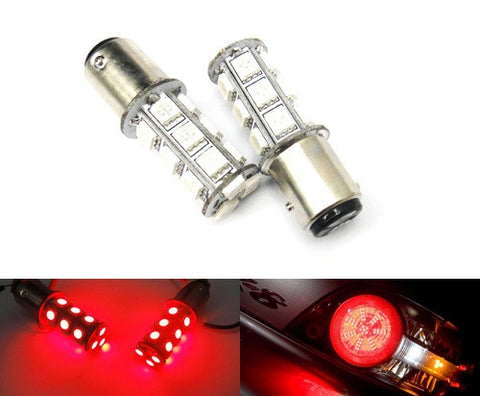 2 pieces of 18 high power SMD LED 567 PR21/5W 380R BAW15d 780 Light bulb red