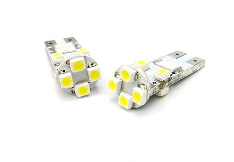 4 pieces of 8 SMD LED No Error T10 168 194 2825 501 W5W wedge light bulb white