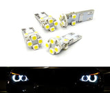 4 pieces of 8 SMD LED No Error T10 168 194 2825 501 W5W wedge light bulb white