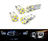 4 pieces of 8 SMD LED No Error T10 168 194 2825 501 W5W wedge light bulb white