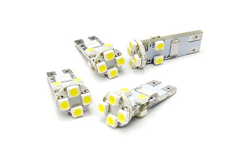 4 pieces of 8 SMD LED No Error T10 168 194 2825 501 W5W wedge light bulb white